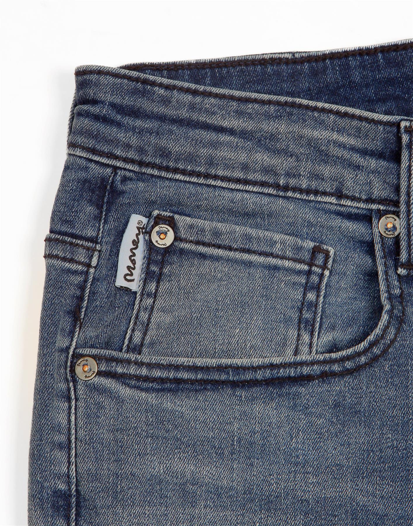 Ape Embossed Jeans Mid Wash - Image 5