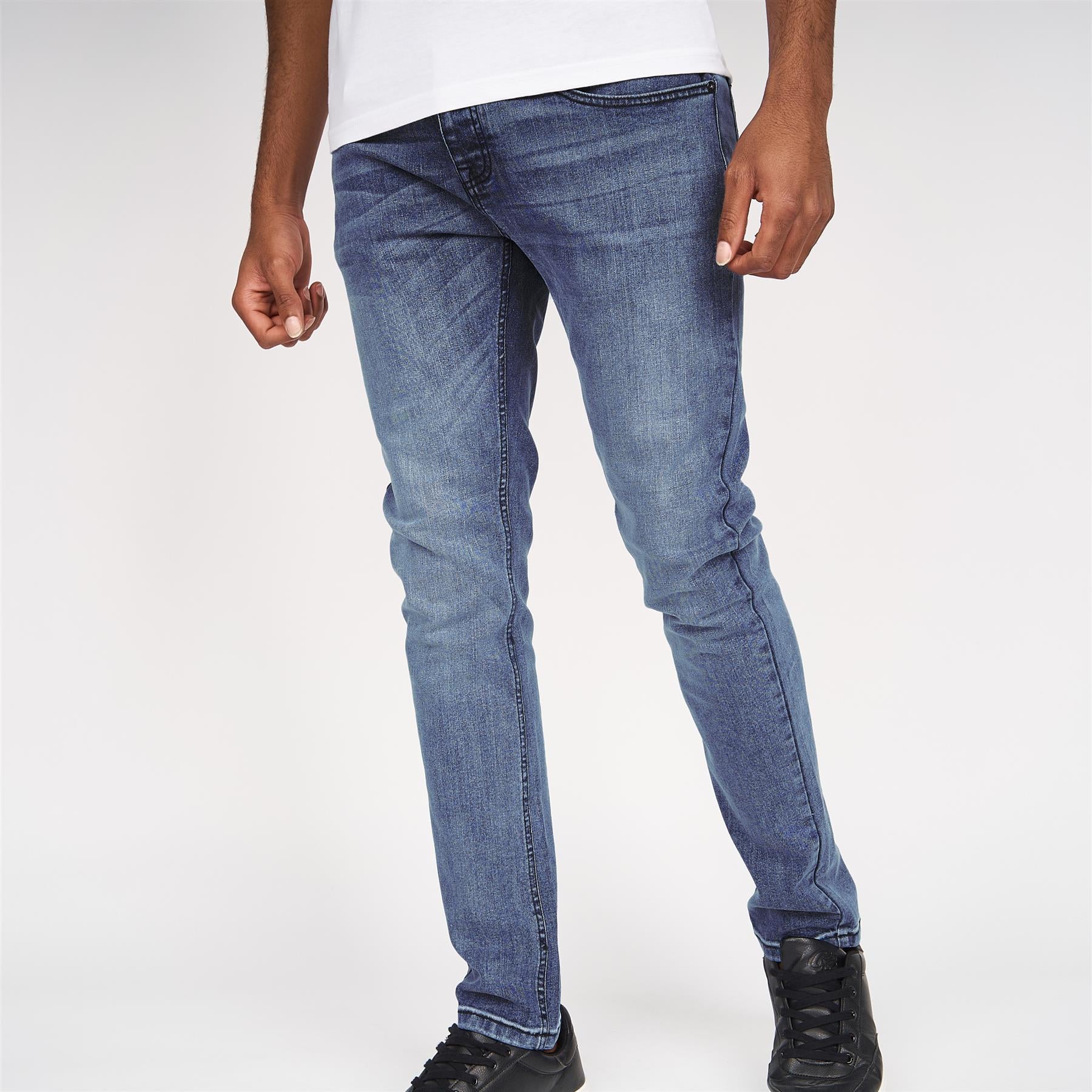 Ape Embossed Jeans Mid Wash - Image 6