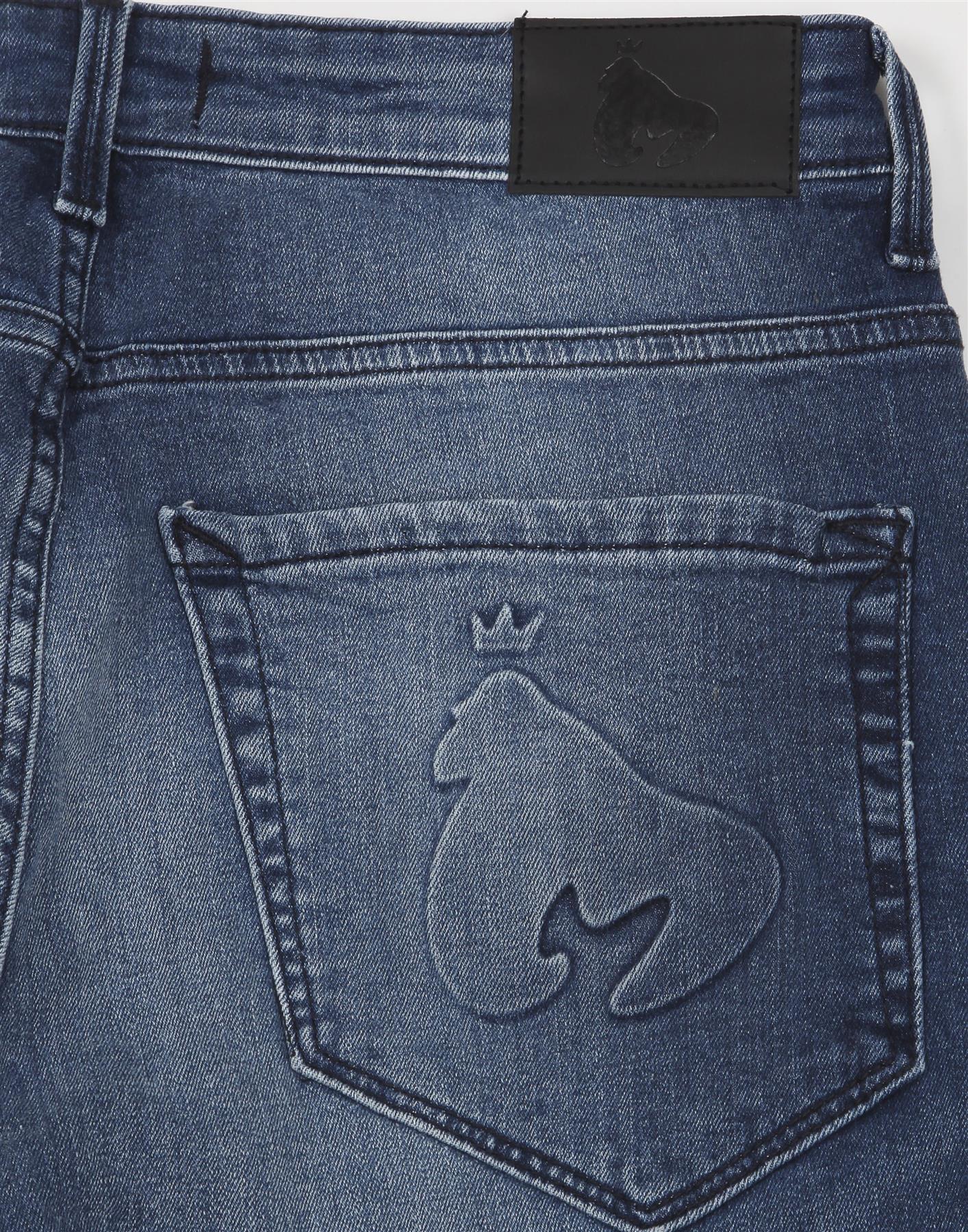 Ape Embossed Jeans Stone Wash - Image 5