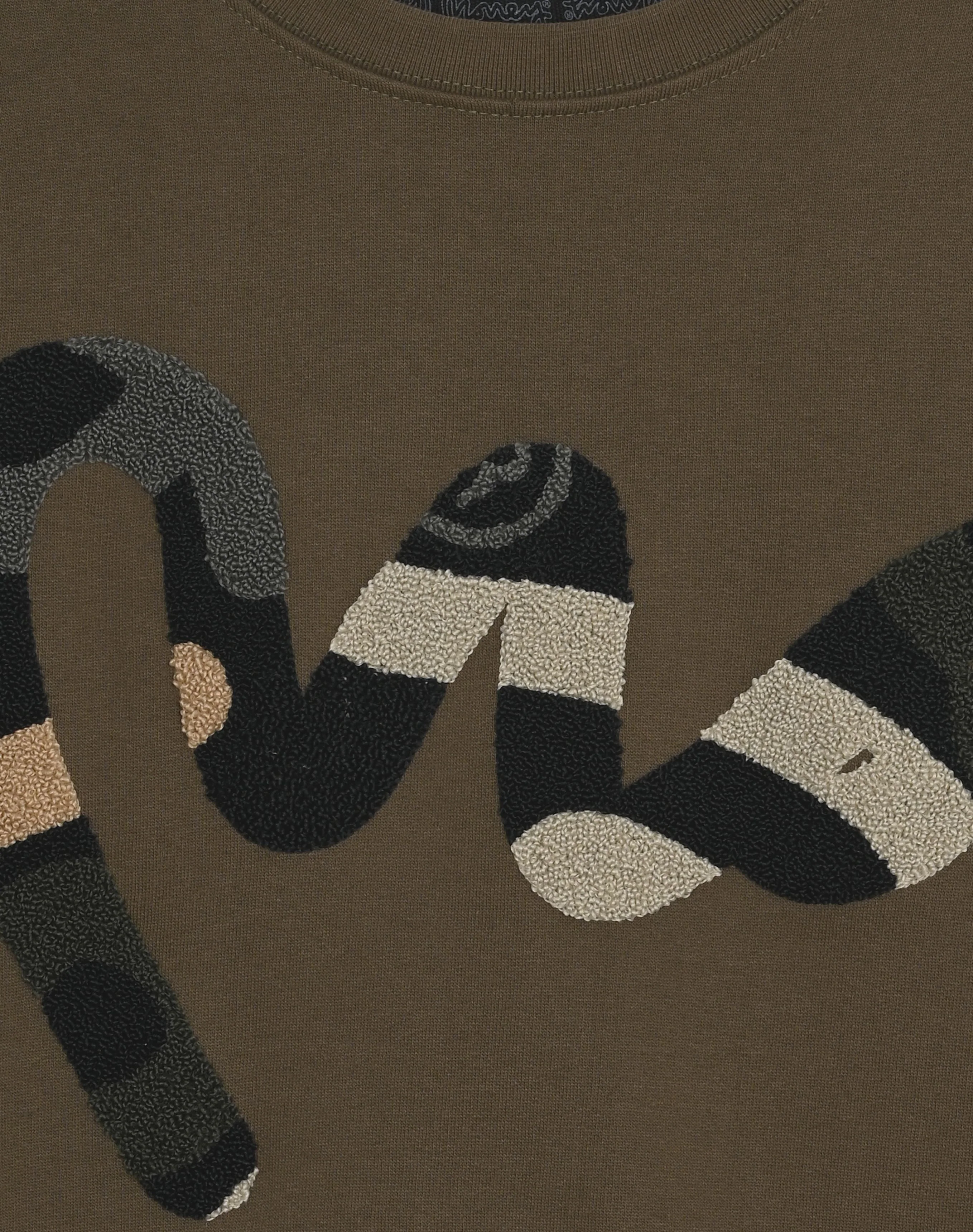Big Sig Chenille Crew Sweat Tan - Image 3