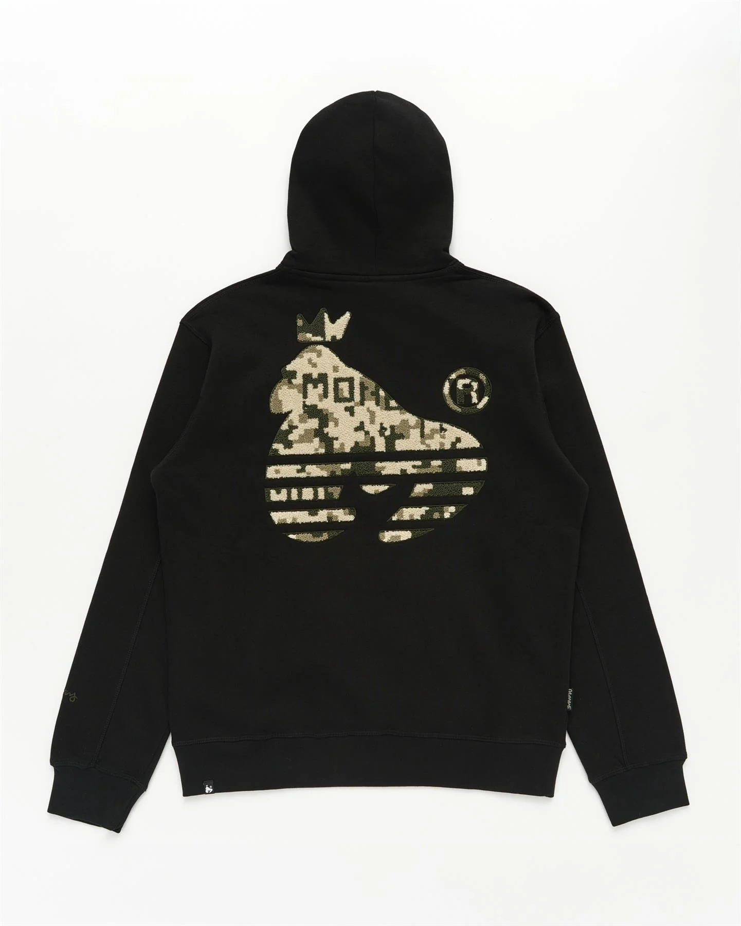 Block Chenille Hood Tracksuit Black - Image 4