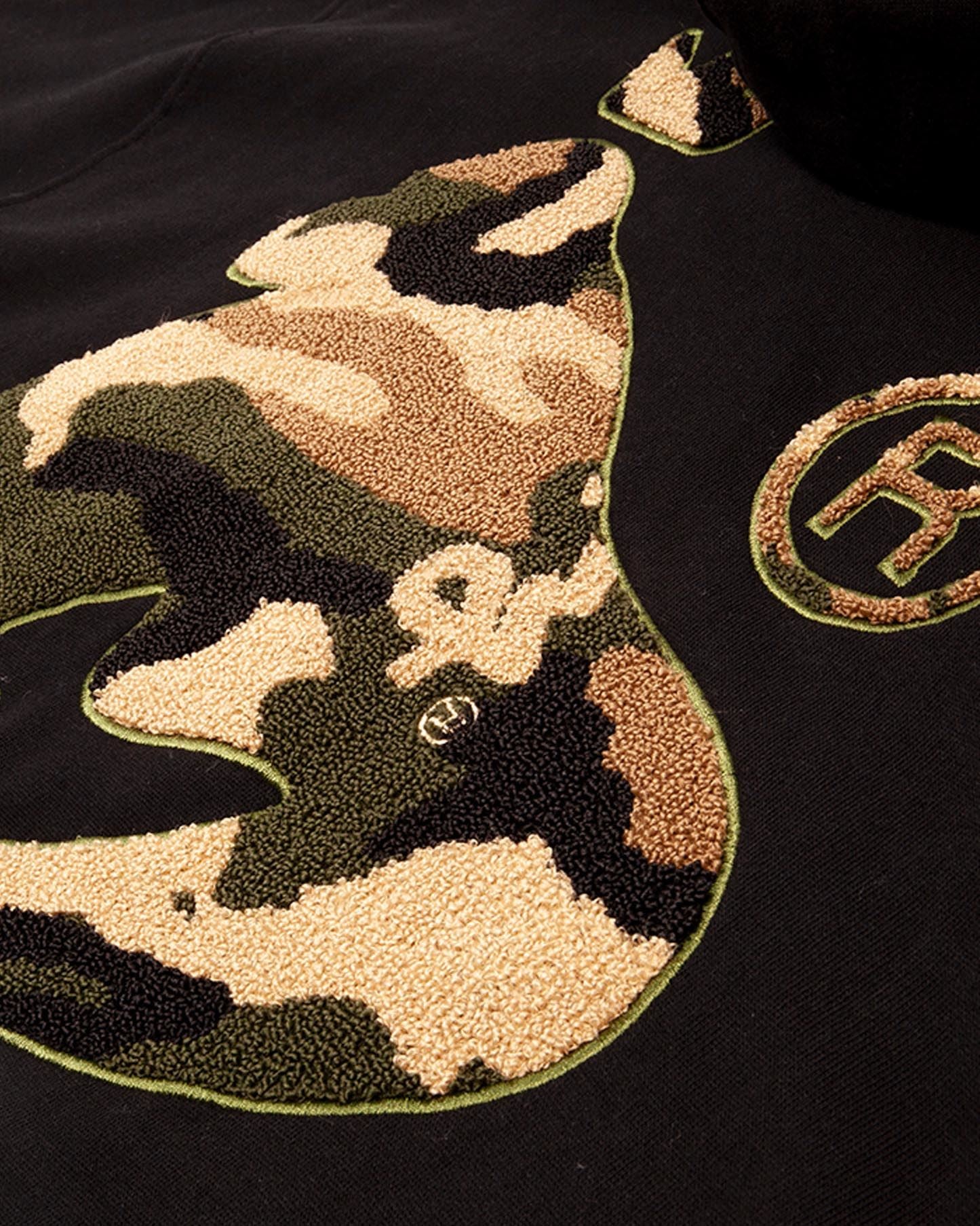 Camo Chop Sig Hood Black - Image 2