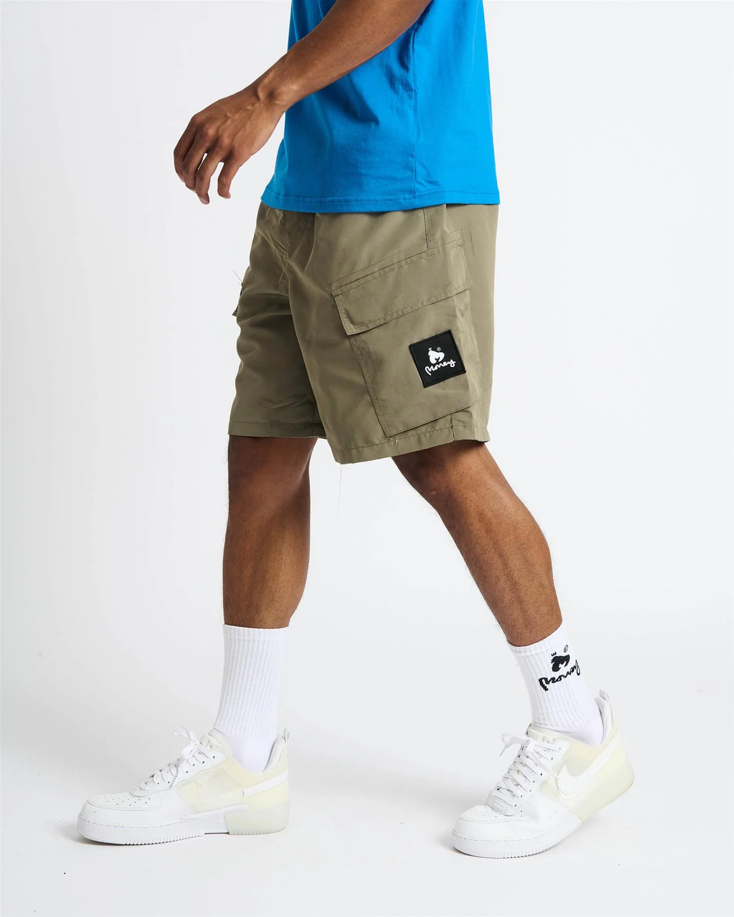 Cargo Engineered Shorts Khaki - Image 3