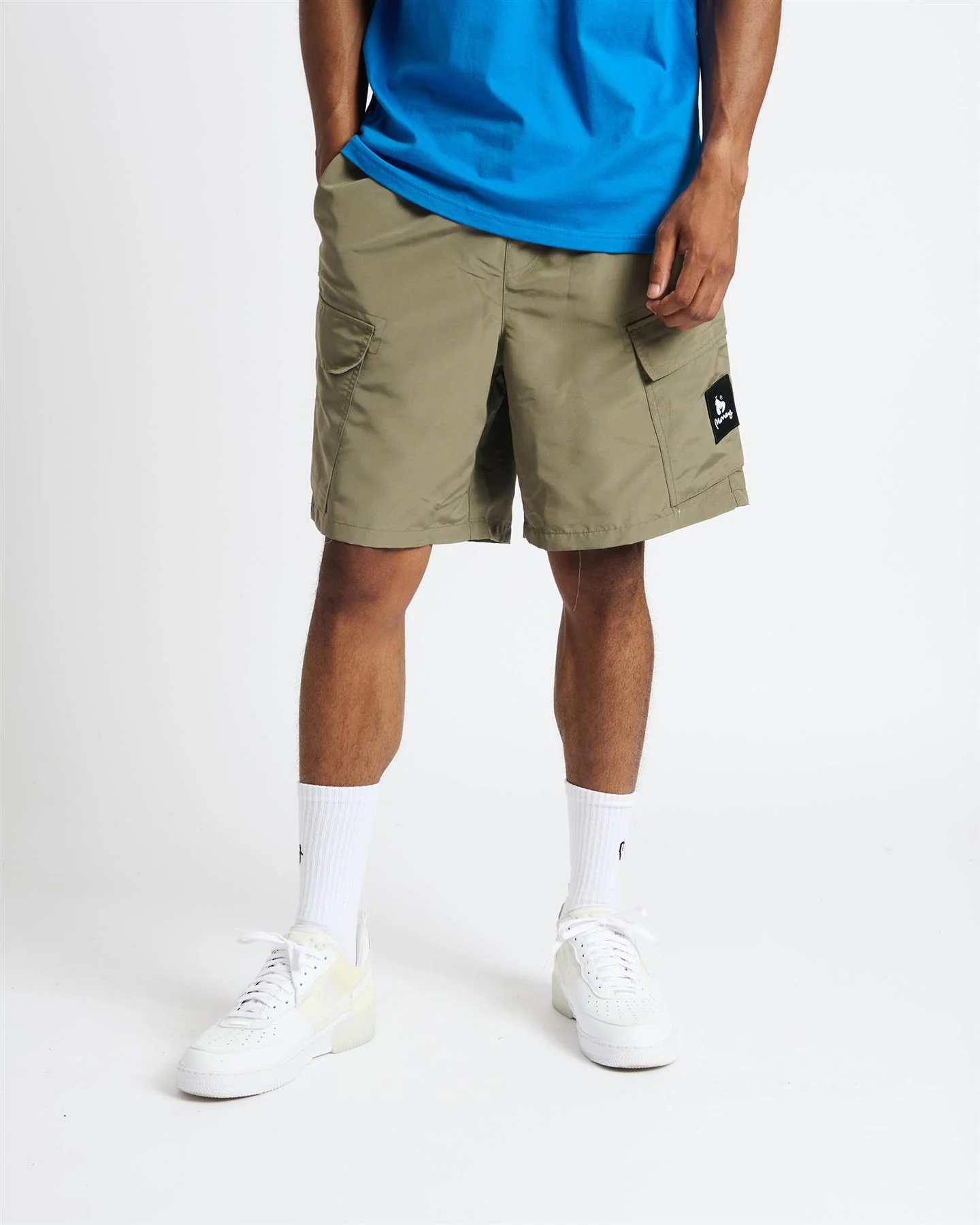 Cargo Engineered Shorts Khaki - Image 4