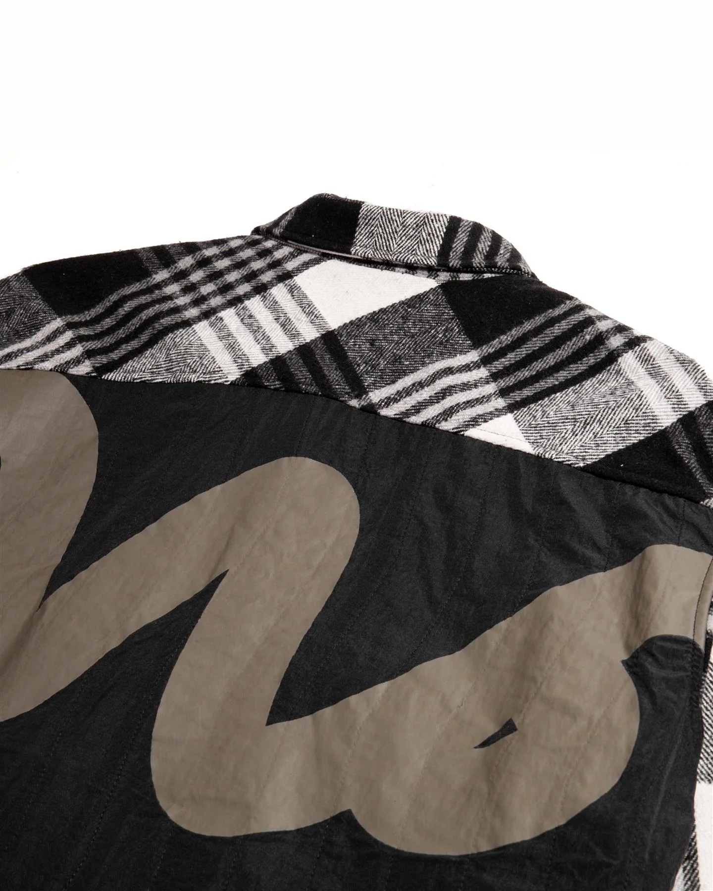 Check Over Shirt Black - Image 3