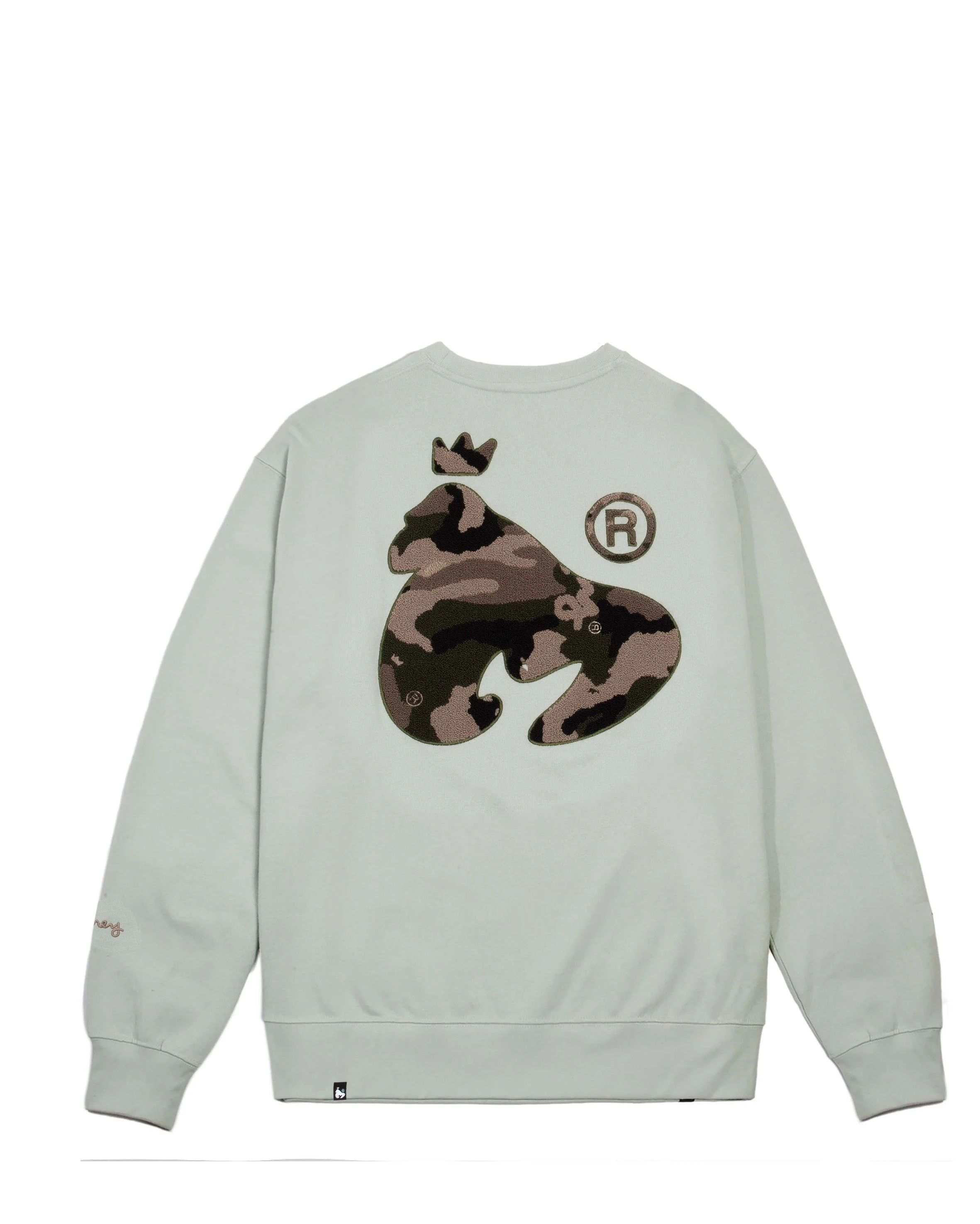 Chop Sig Camo Crew Sweat Baby Blue - Image 2