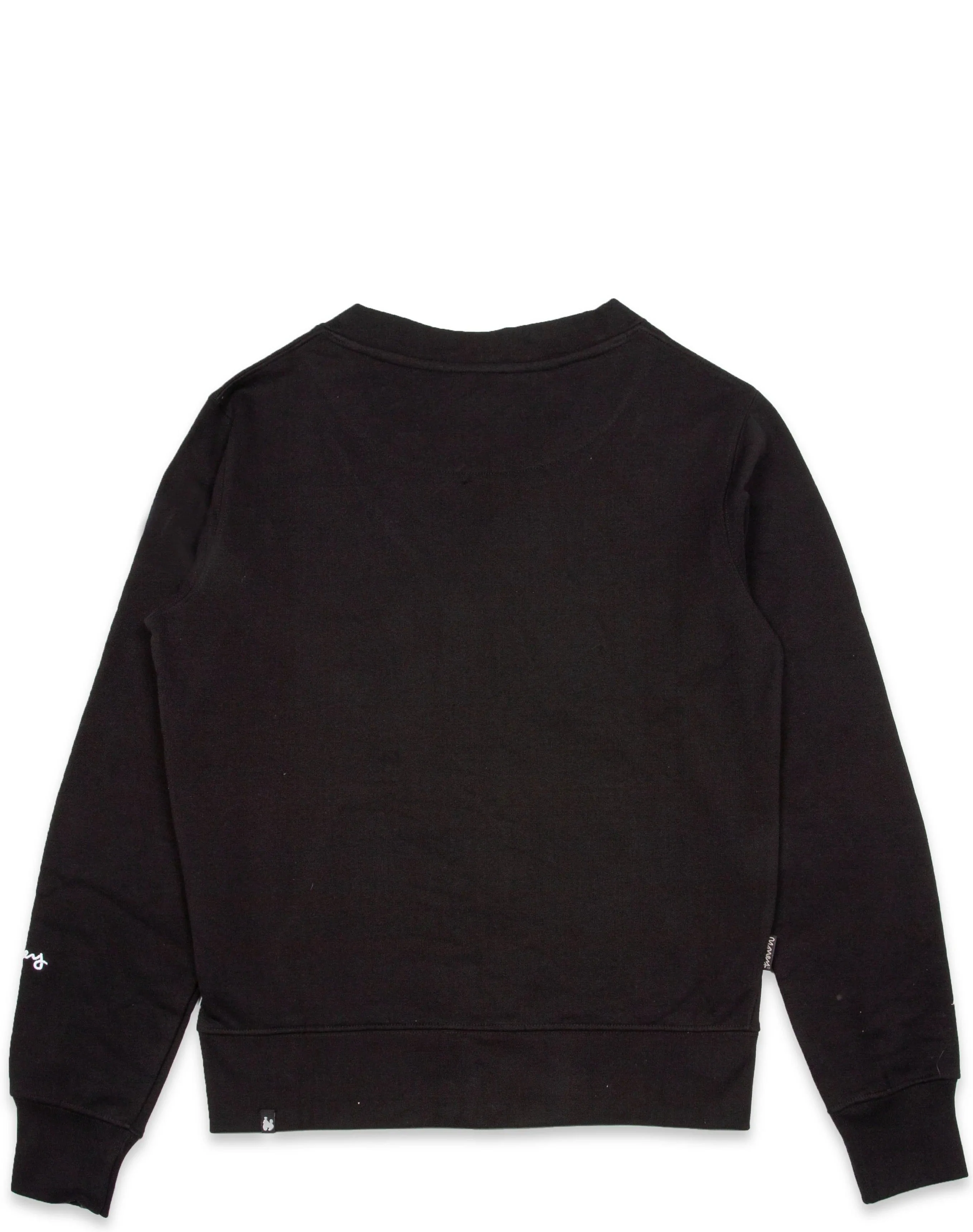Combo Patch Button Sweat Black - Image 2