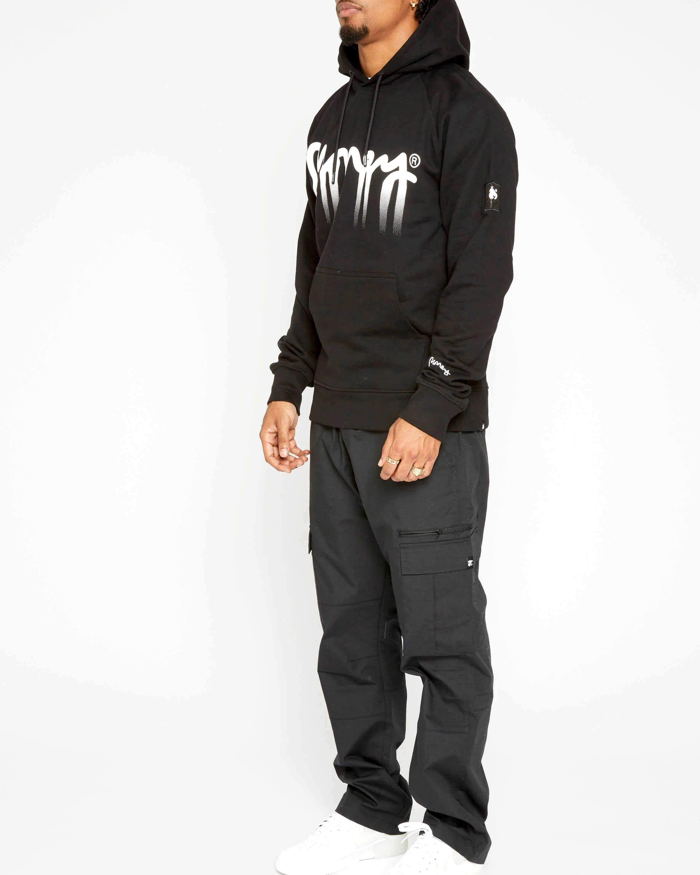 Drip Fade Hood Black - Image 4