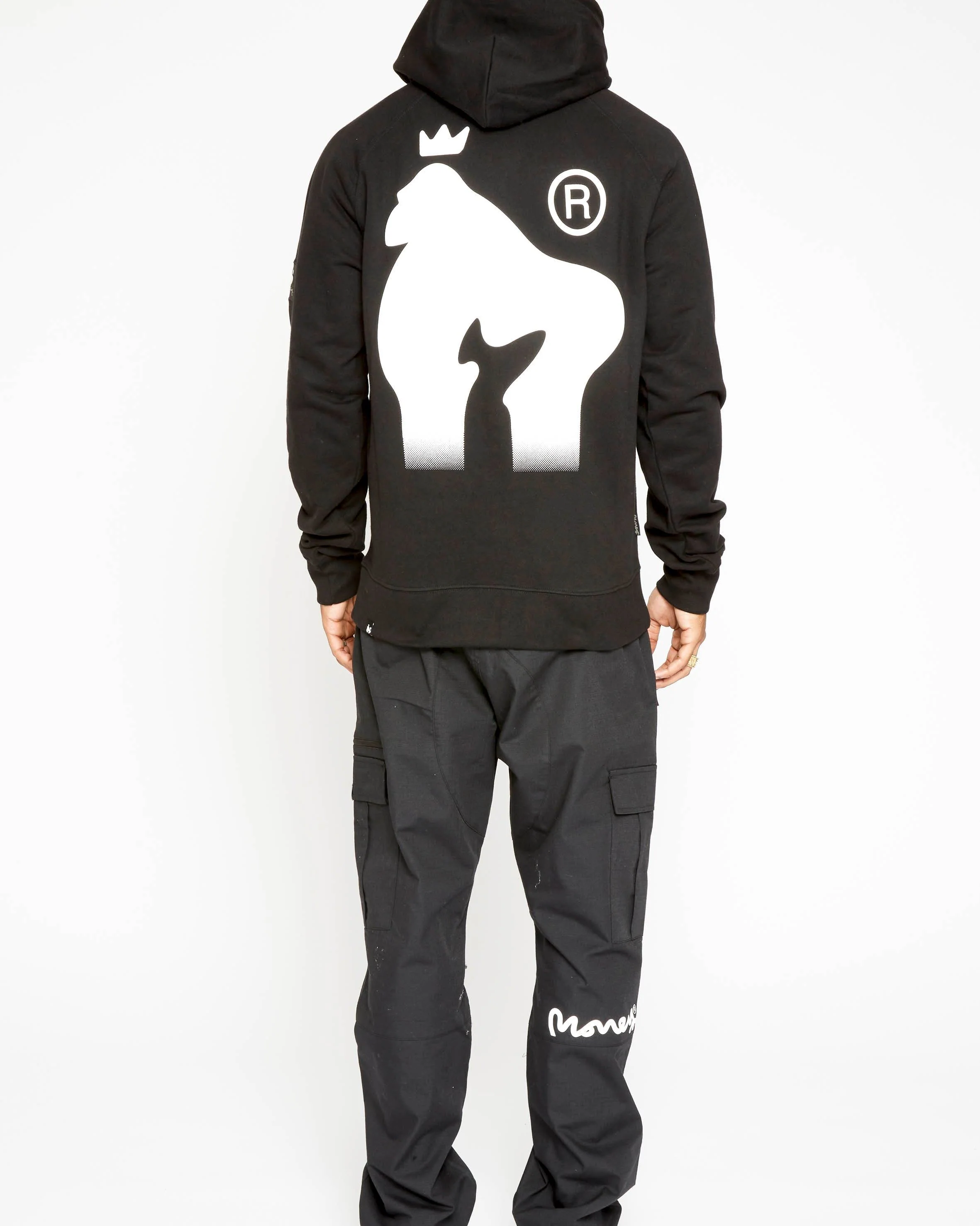 Drip Fade Hood Black - Image 5