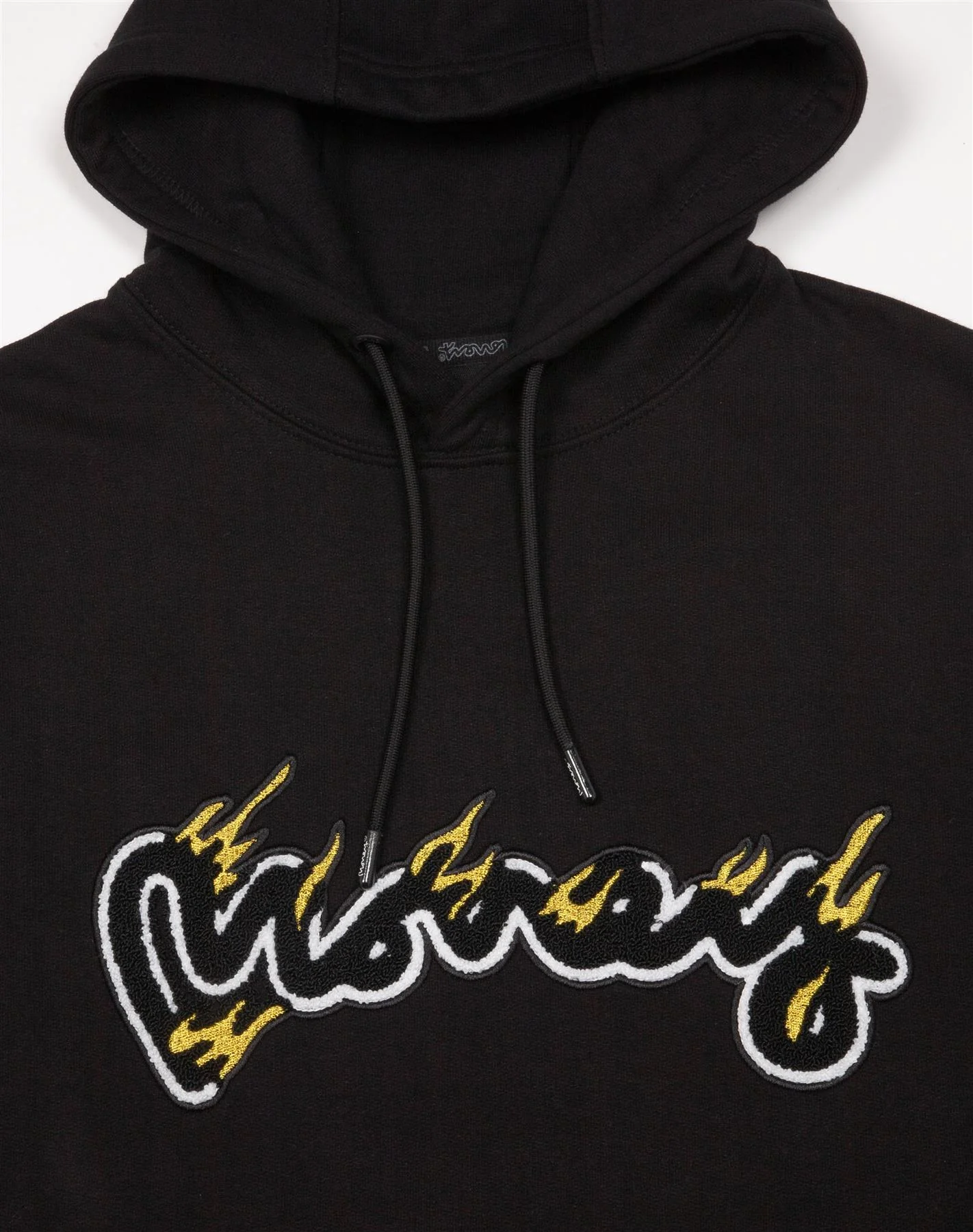 Gold Flames Hood Black - Image 3