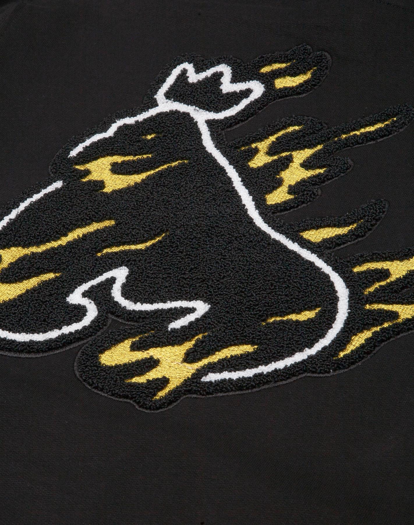 Gold Flames Hood Black - Image 4