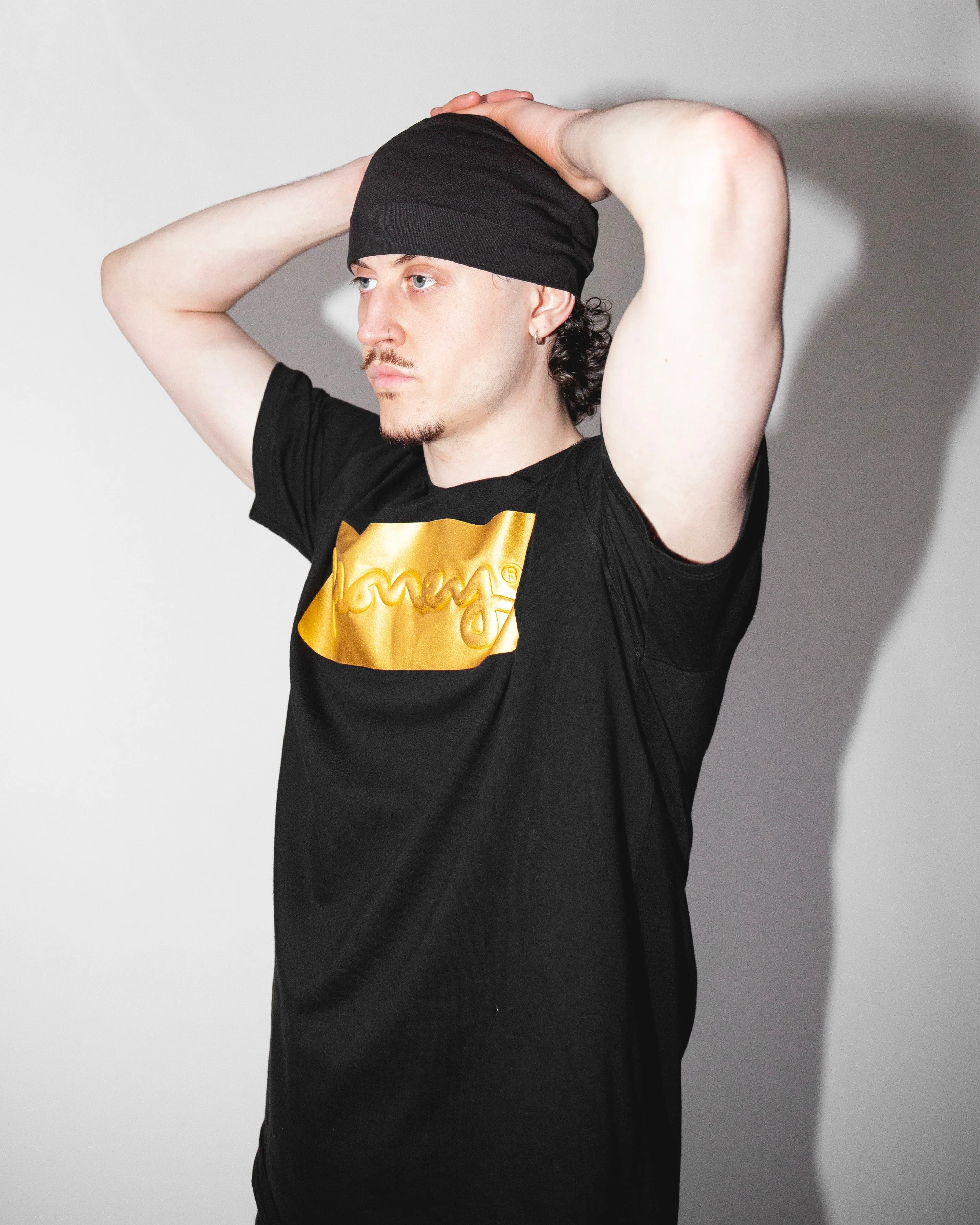 Gold Plate Tee Black - Image 3