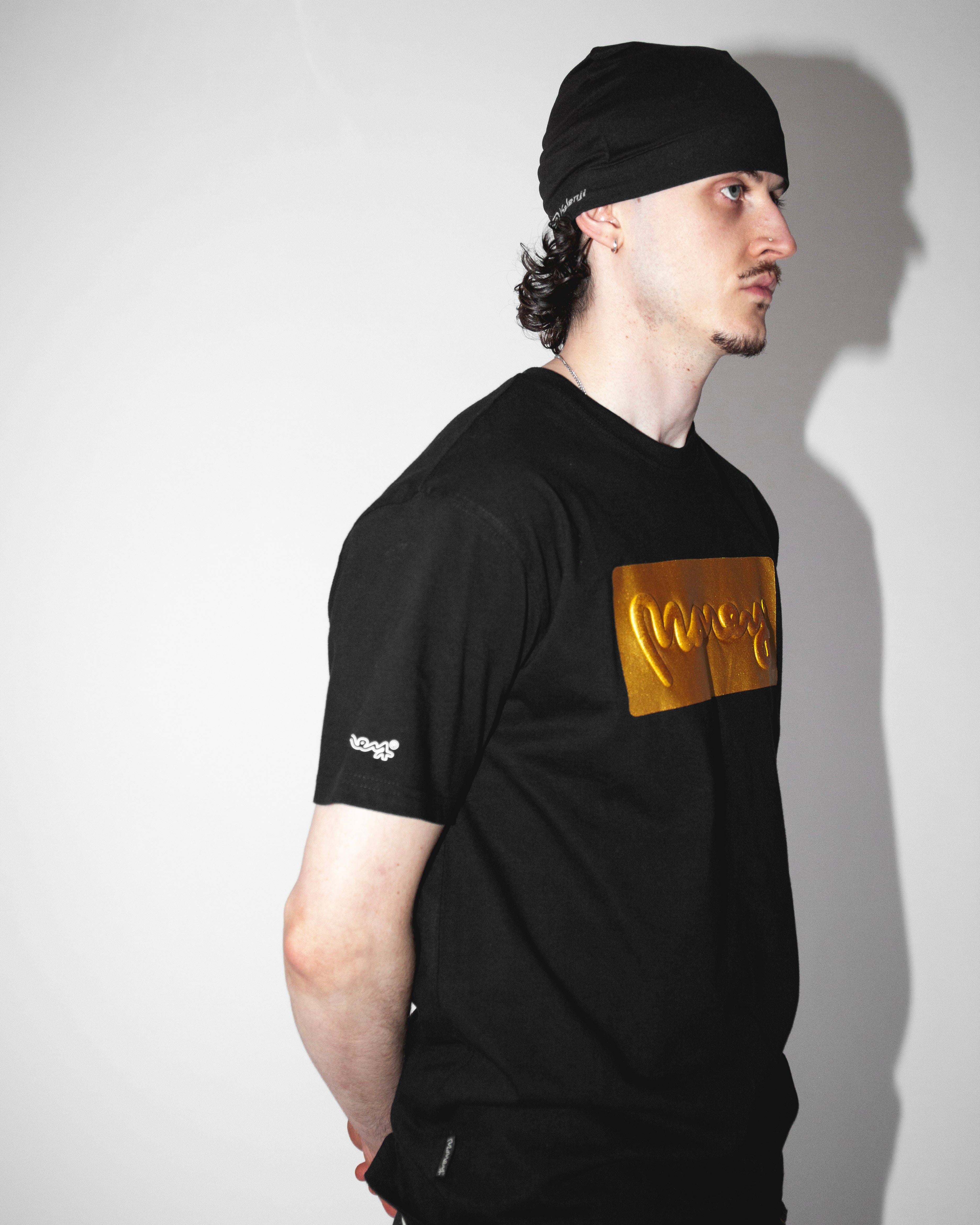 Gold Plate Tee Black - Image 4