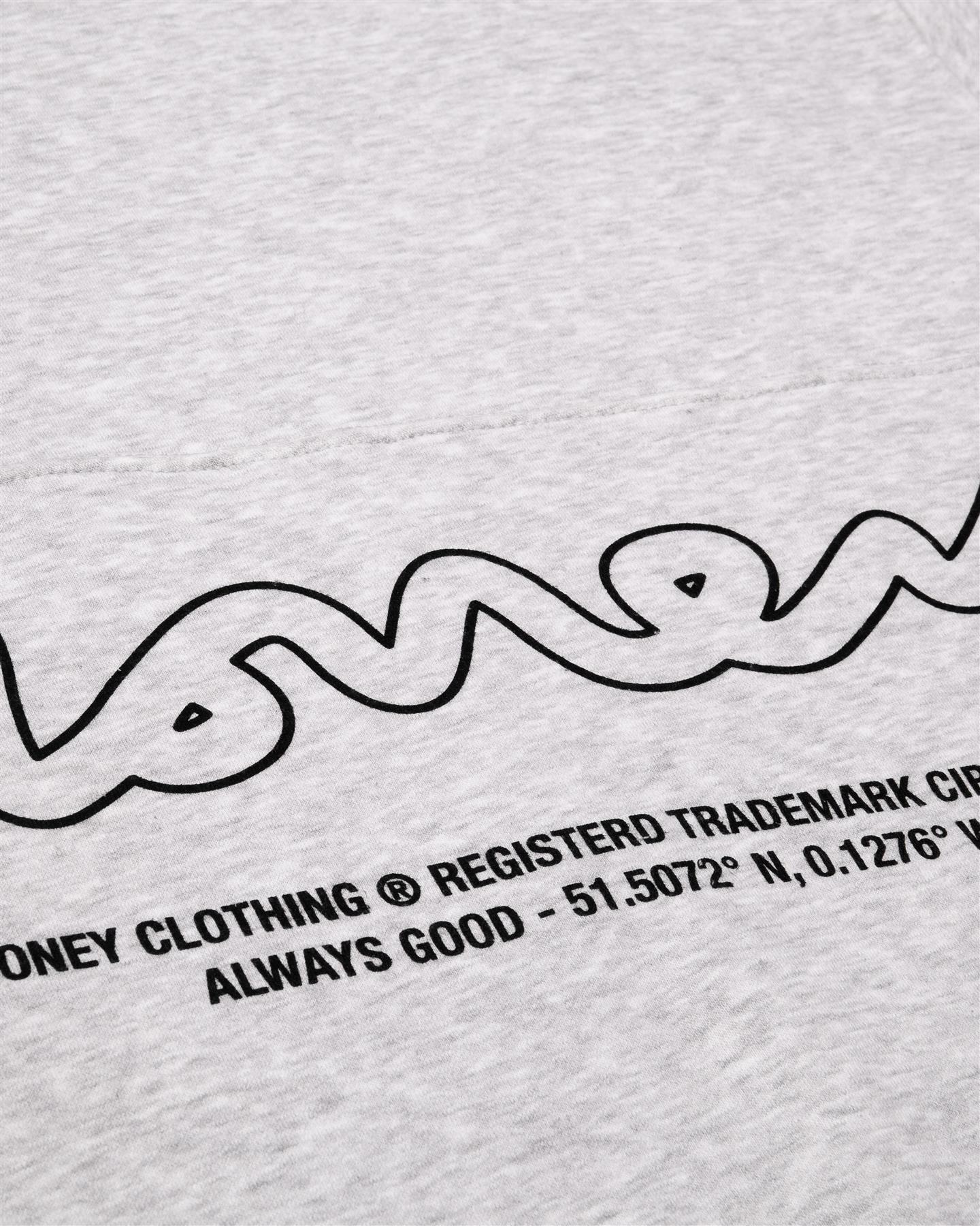 Money Ape Sig Tee Grey Melange - Image 3