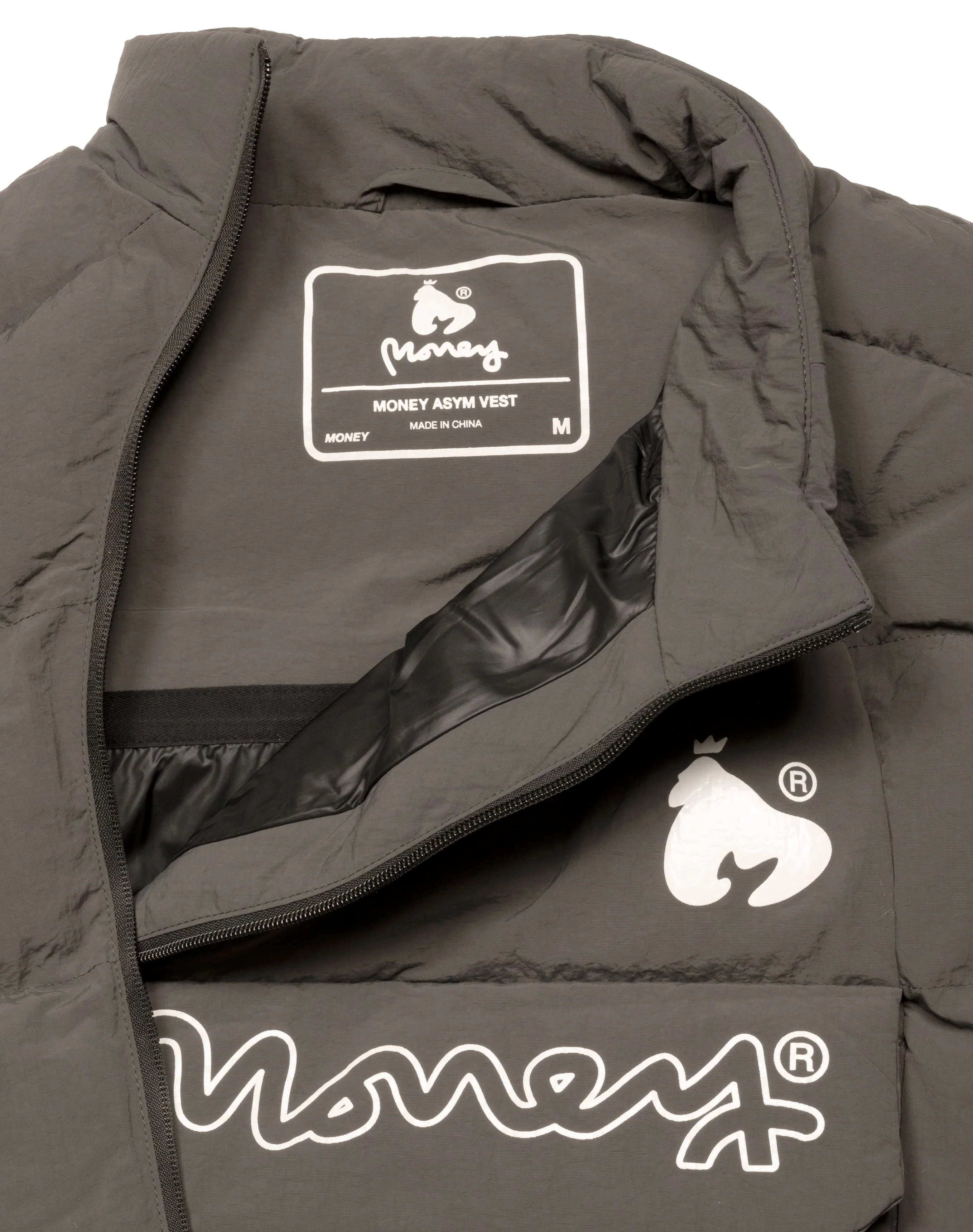 Money ASYM Vest Black/Steel Grey - Image 4