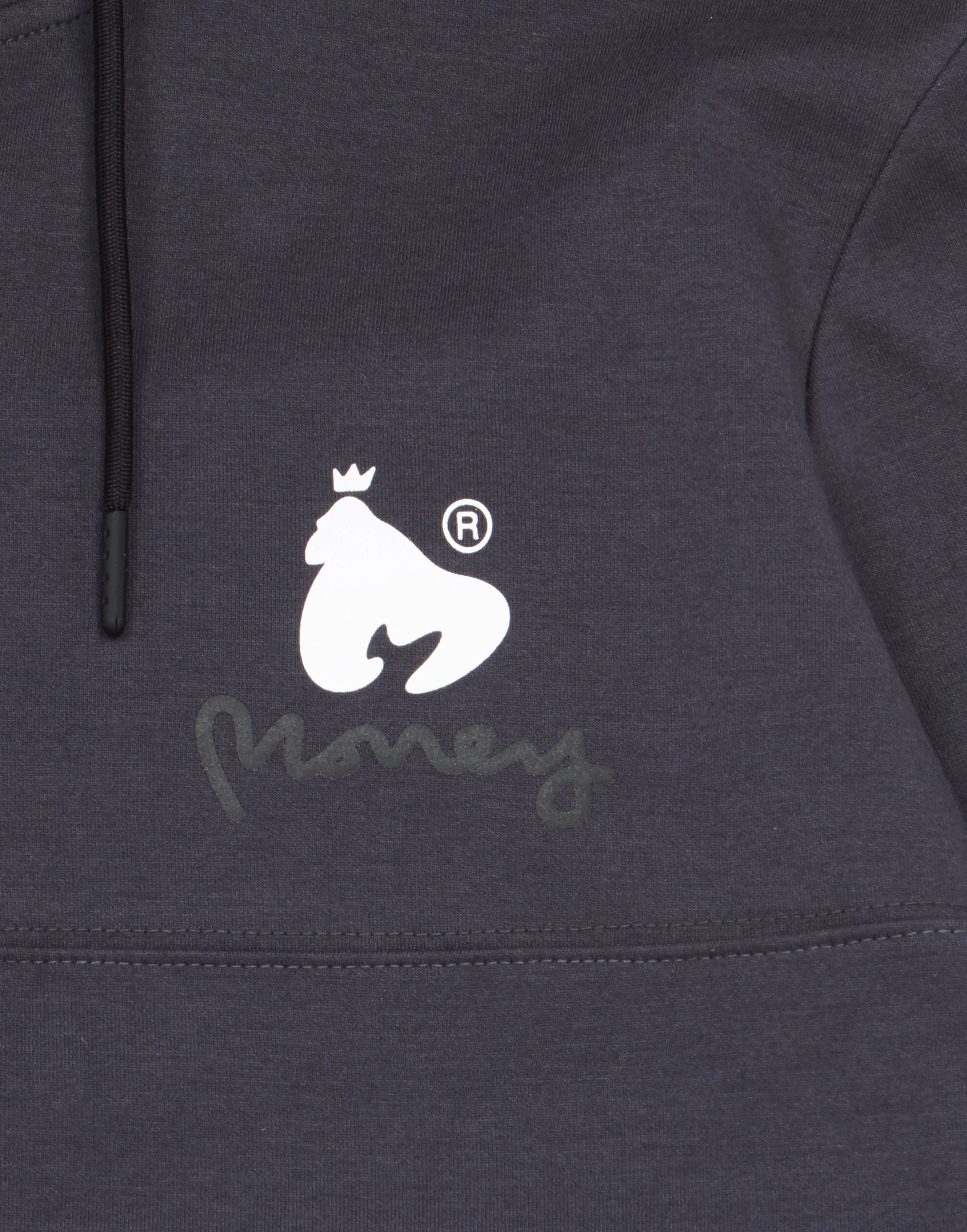 Money Metro Tricot Zip Hood Grey - Image 5