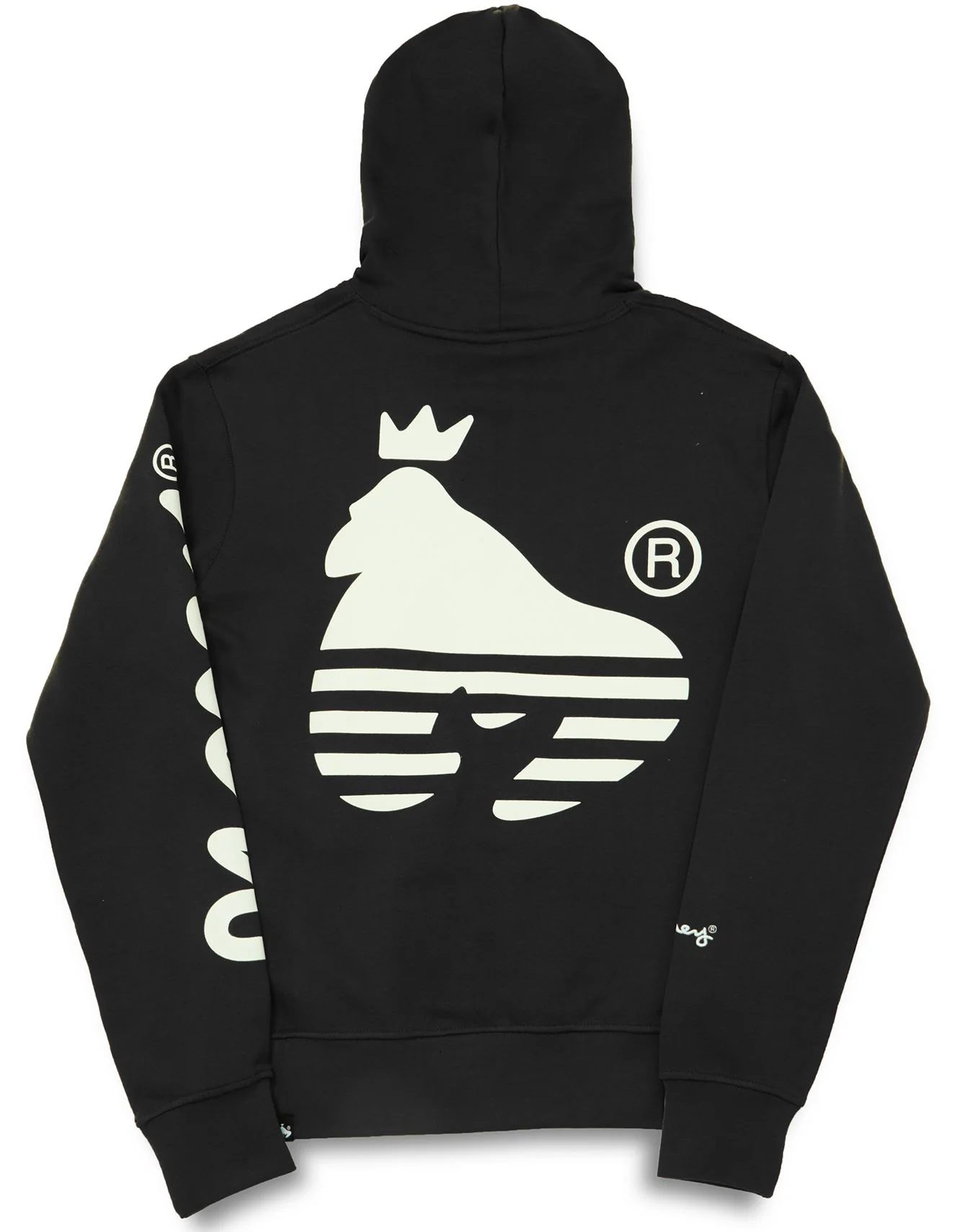 Sig Line Fleece Hood Black - Image 2