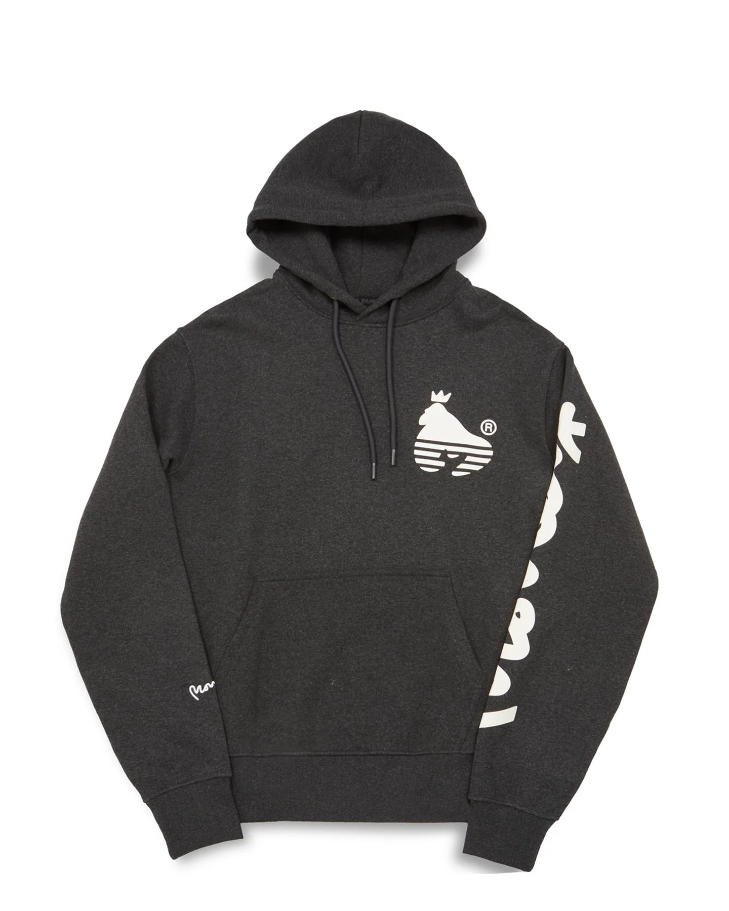 Sig Line Fleece Hood Charcoal