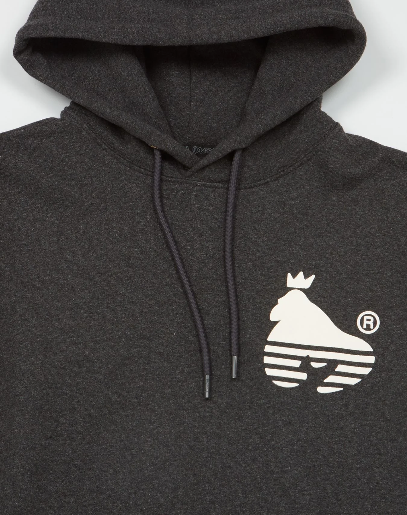Sig Line Fleece Hood Charcoal - Image 2
