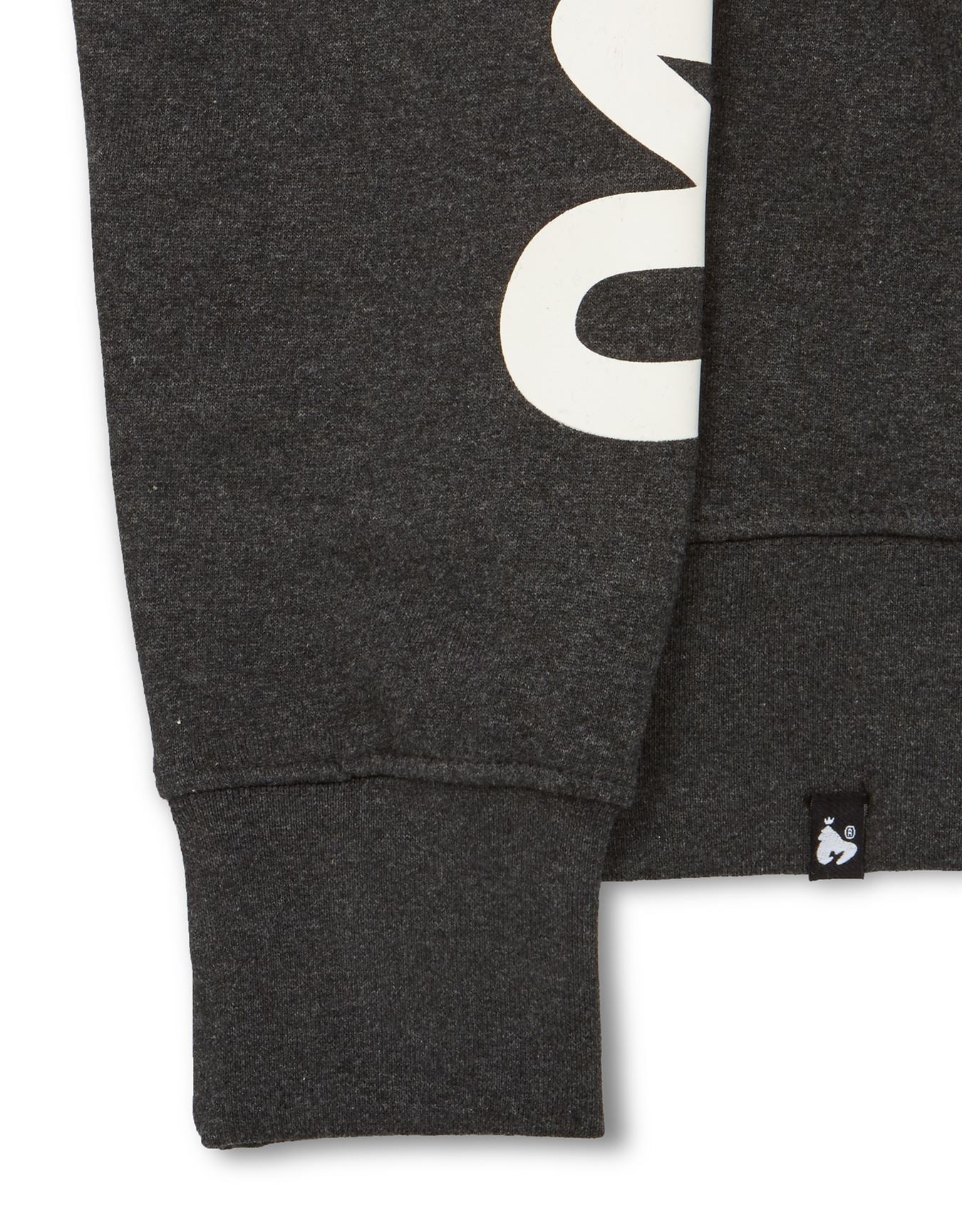 Sig Line Fleece Hood Charcoal - Image 4