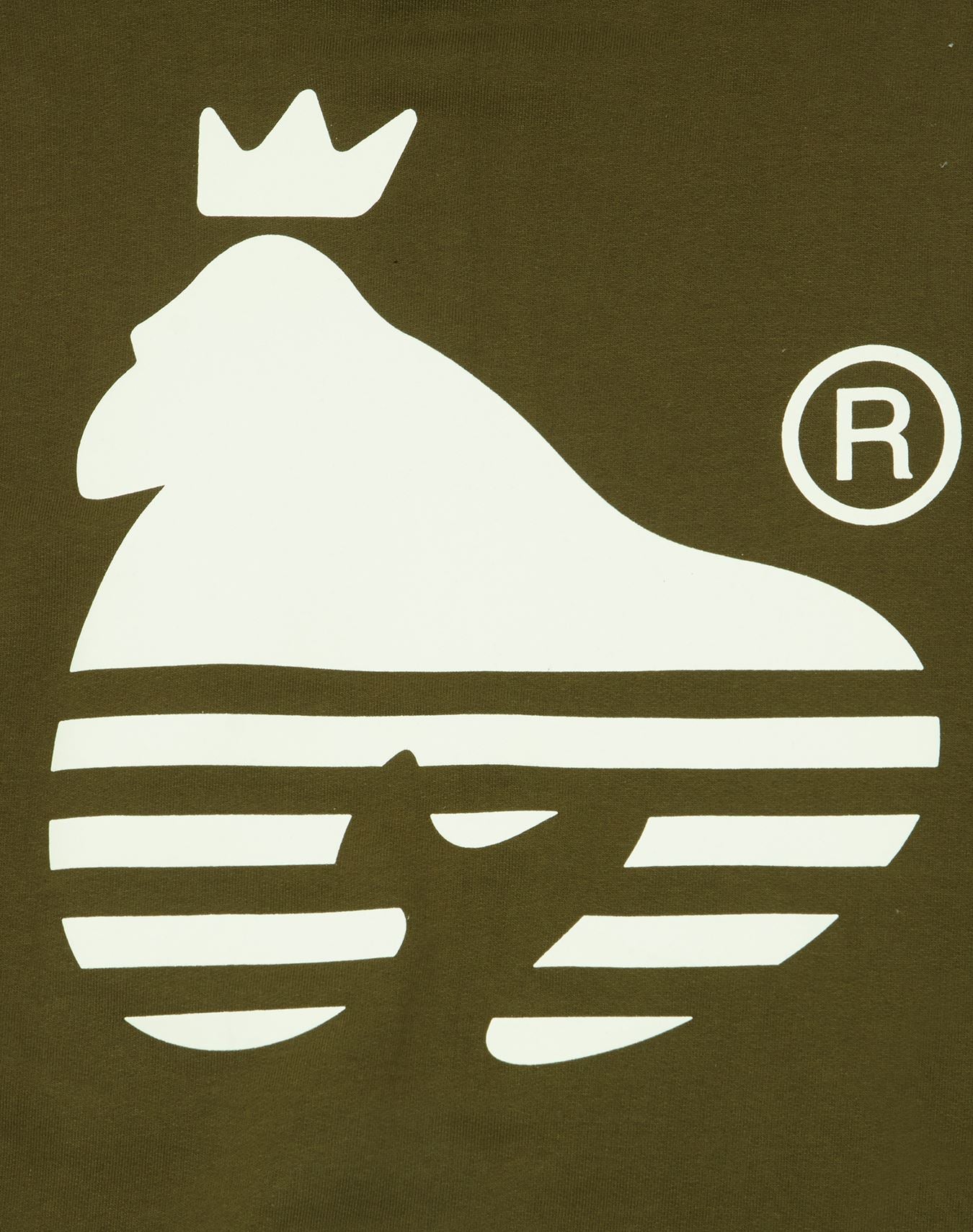 Sig Line Fleece Hood Olive - Image 4