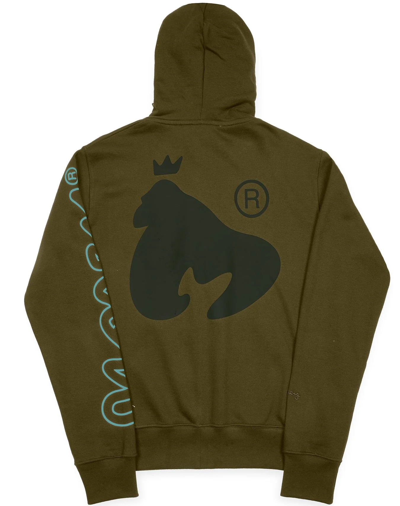 Sig Line Zip Hood Olive - Image 2