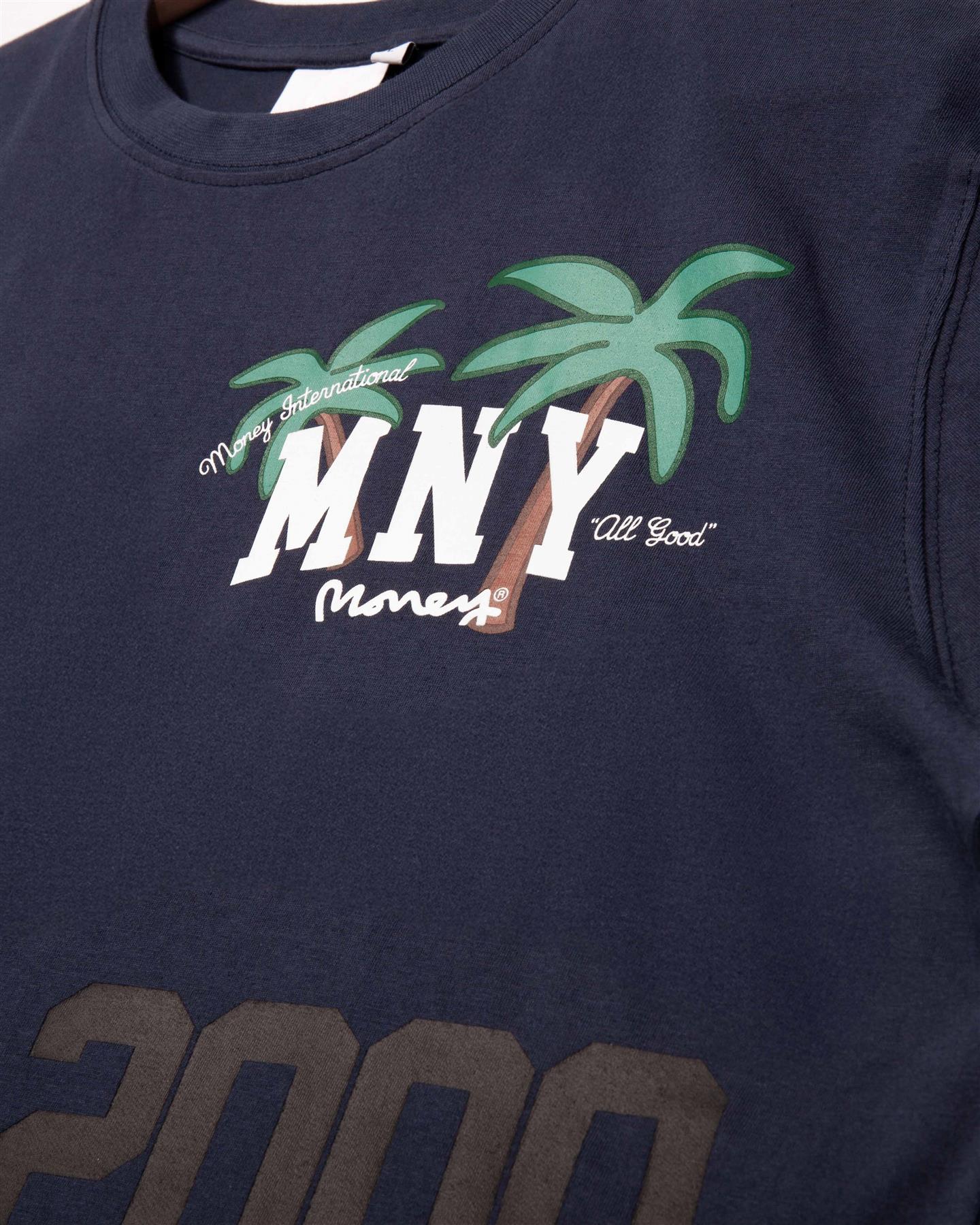 Money Lux Circa Tee Blue Night - Image 4