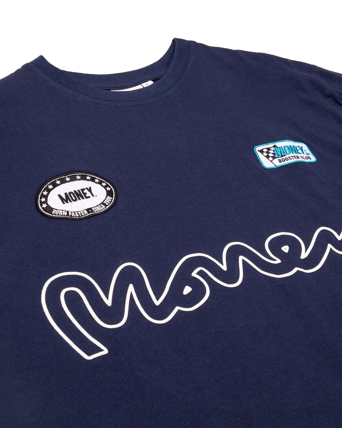 Money Patch Tee Navy - Image 2