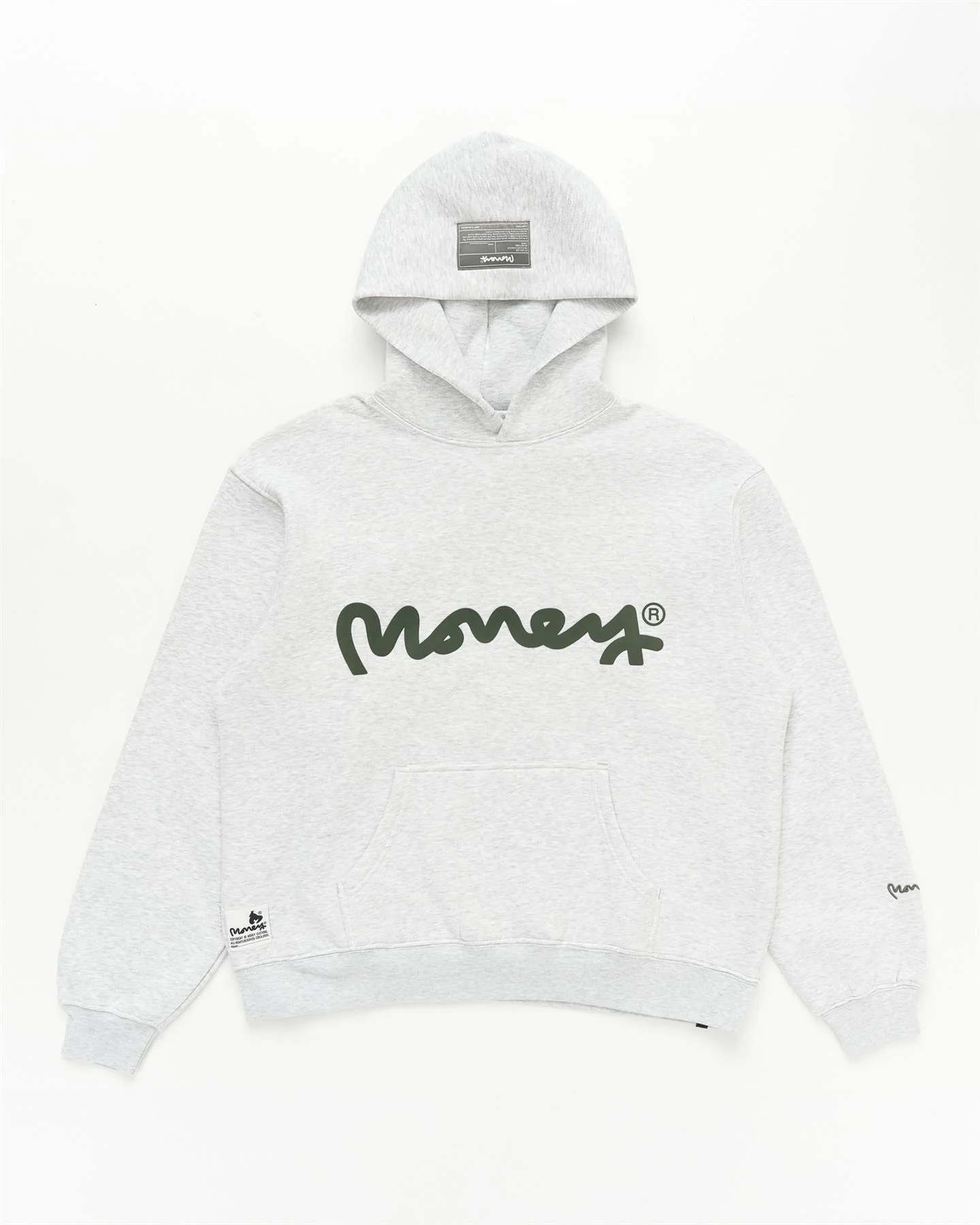Sig Ape Heavy Weight Hood Grey Melange