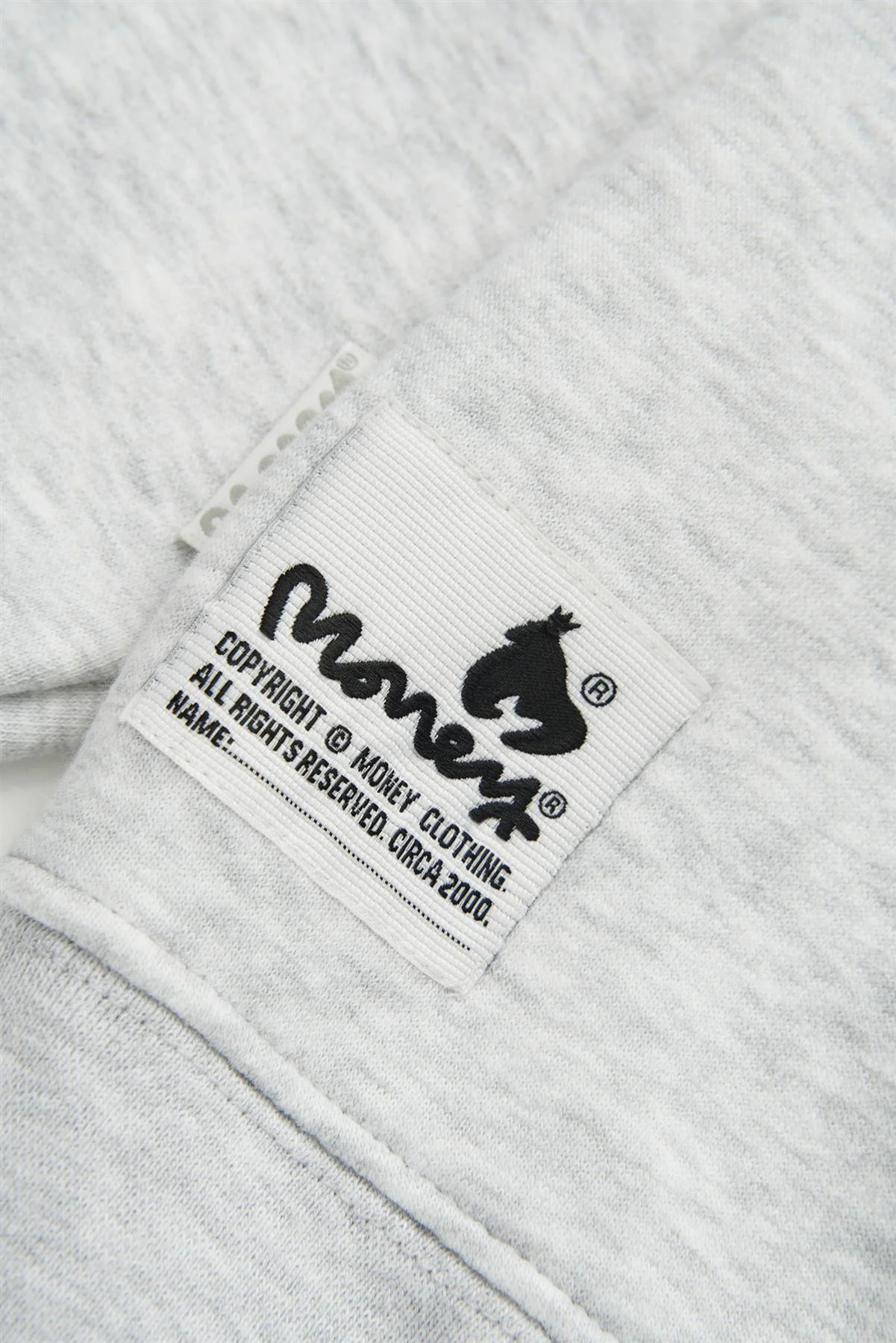 Sig Ape Heavy Weight Hood Grey Melange - Image 4