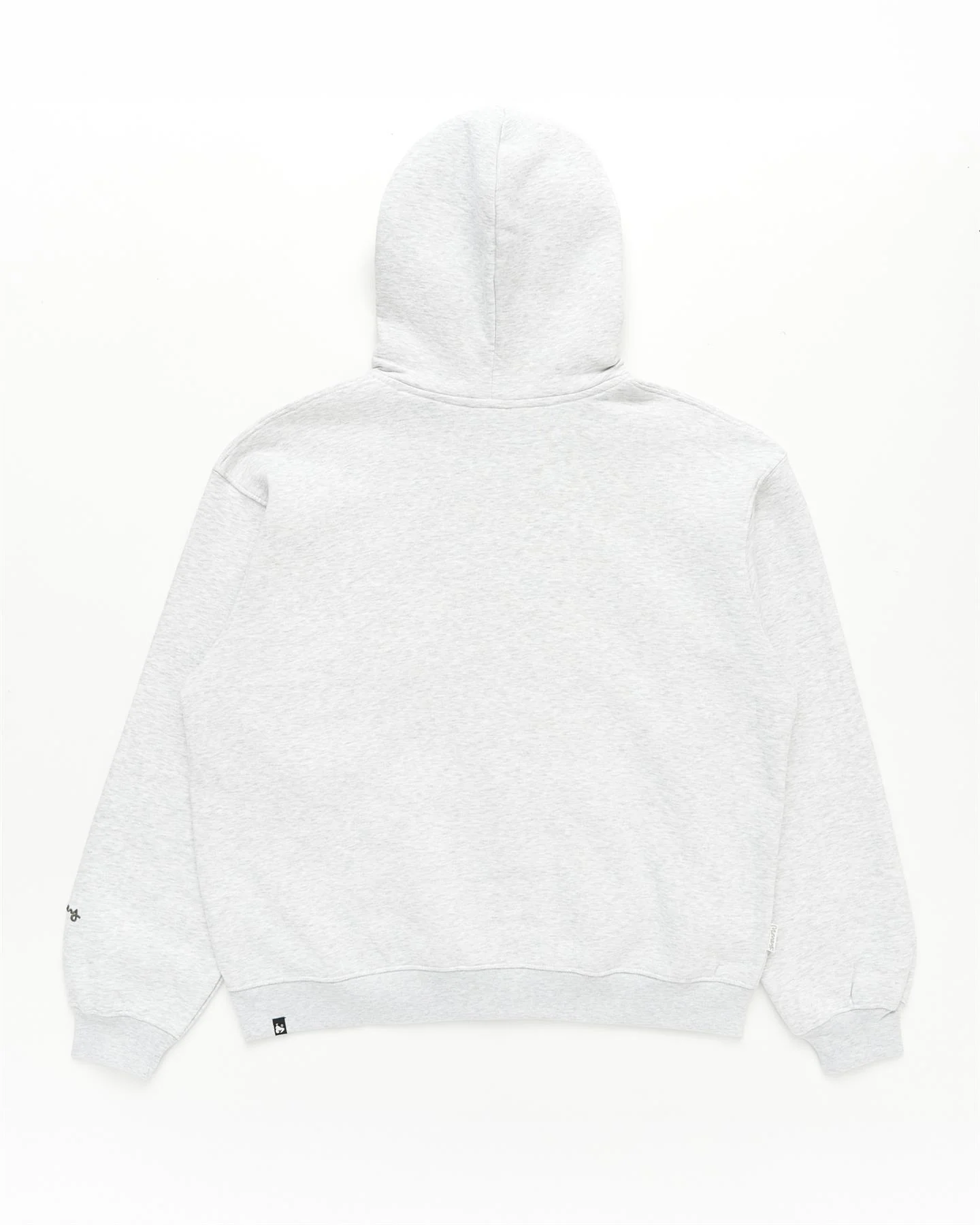 Sig Ape Heavy Weight Zip Hood Tracksuit Grey Melange - Image 3