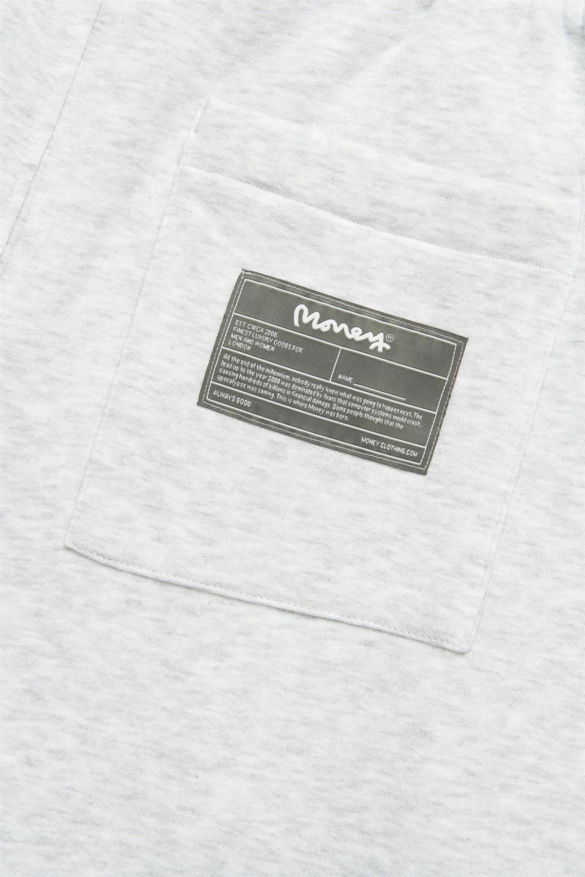 Sig Ape Heavy Weight Zip Hood Tracksuit Grey Melange - Image 7