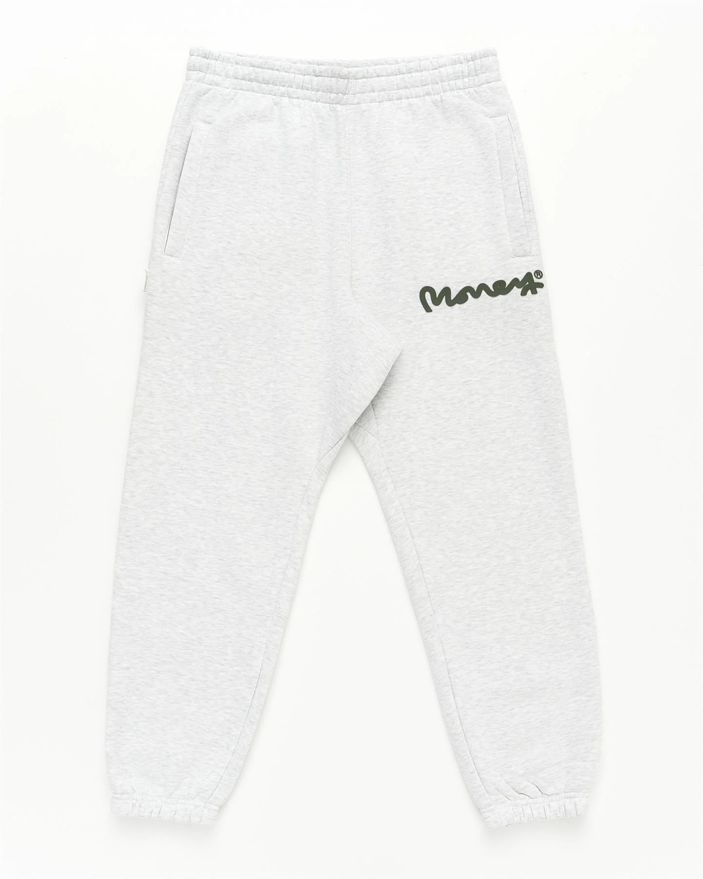 Sig Ape Heavy Weight Zip Hood Tracksuit Grey Melange - Image 8
