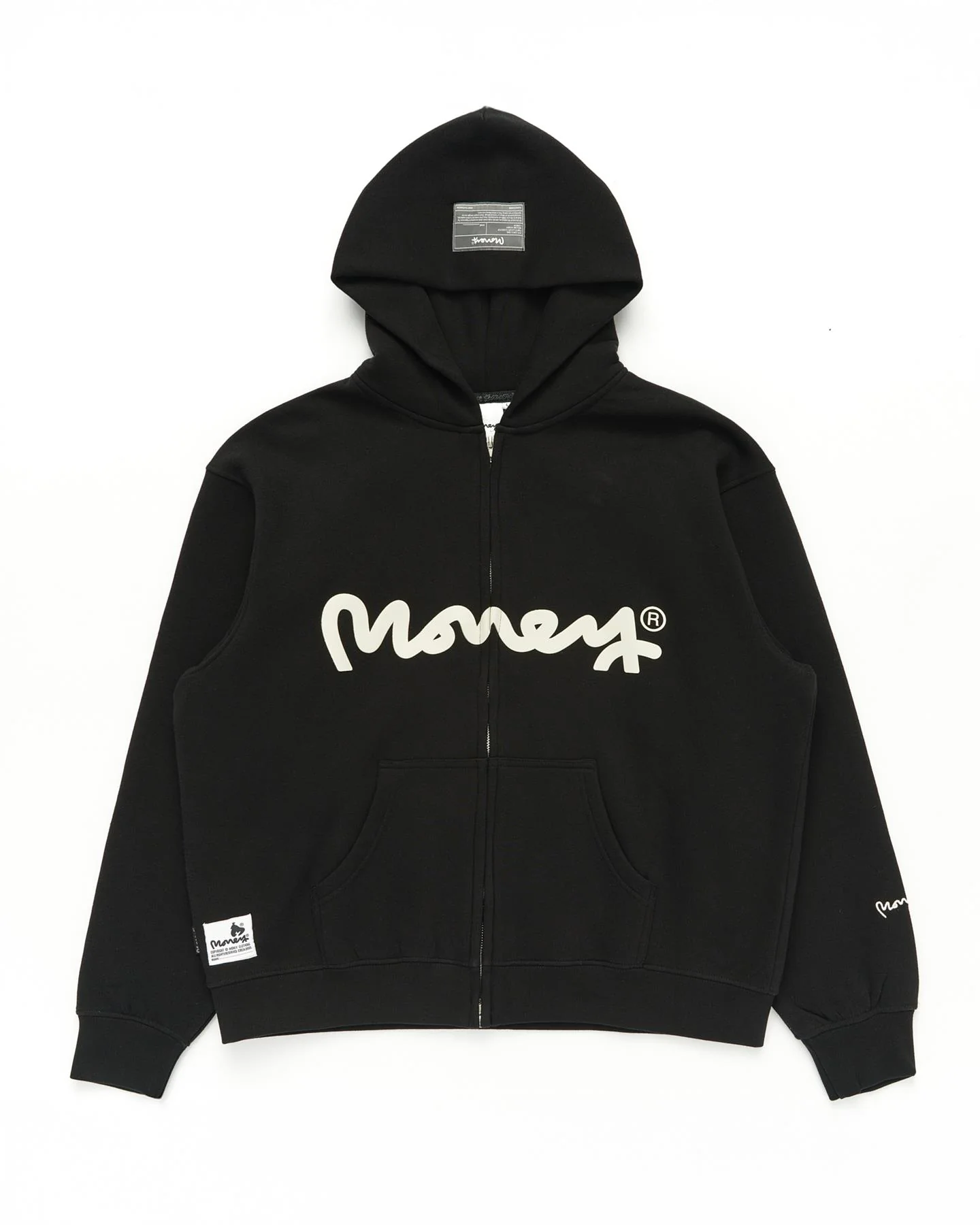 Sig Ape Heavy Weight Zip Thru Hood Black