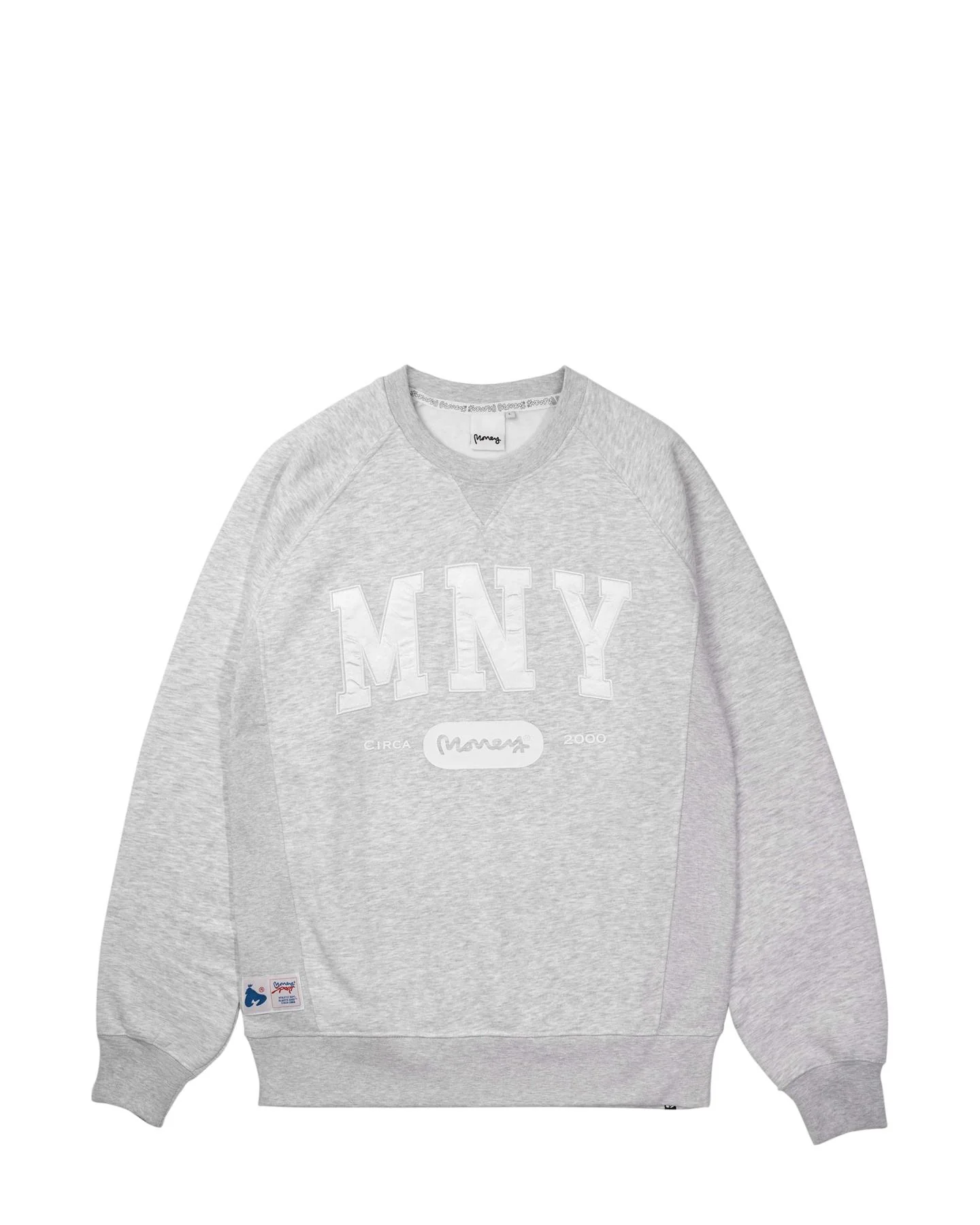 State Crew Tracksuit Grey Melange - Image 4