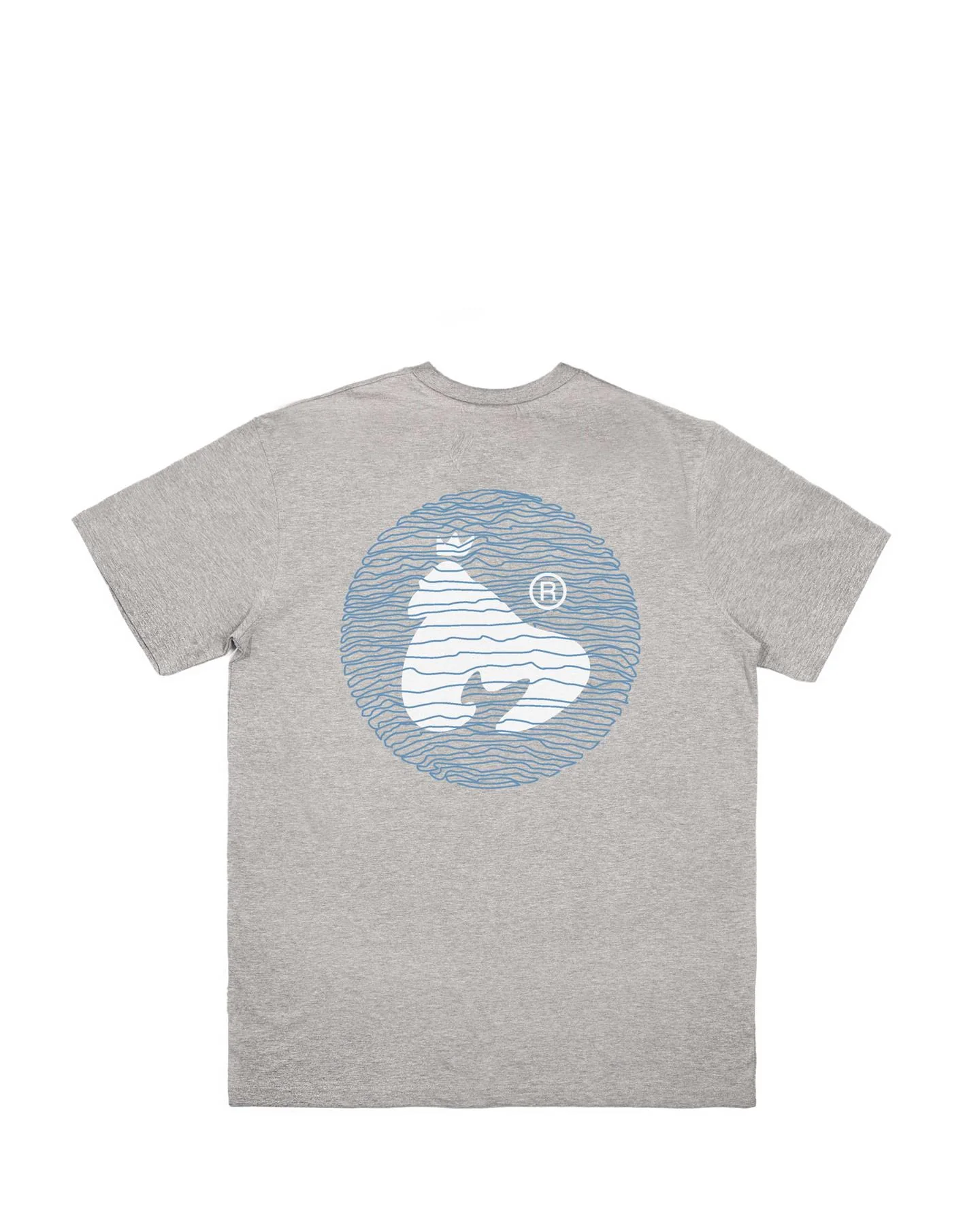 Wavy Ape Tee Grey Melange - Image 2