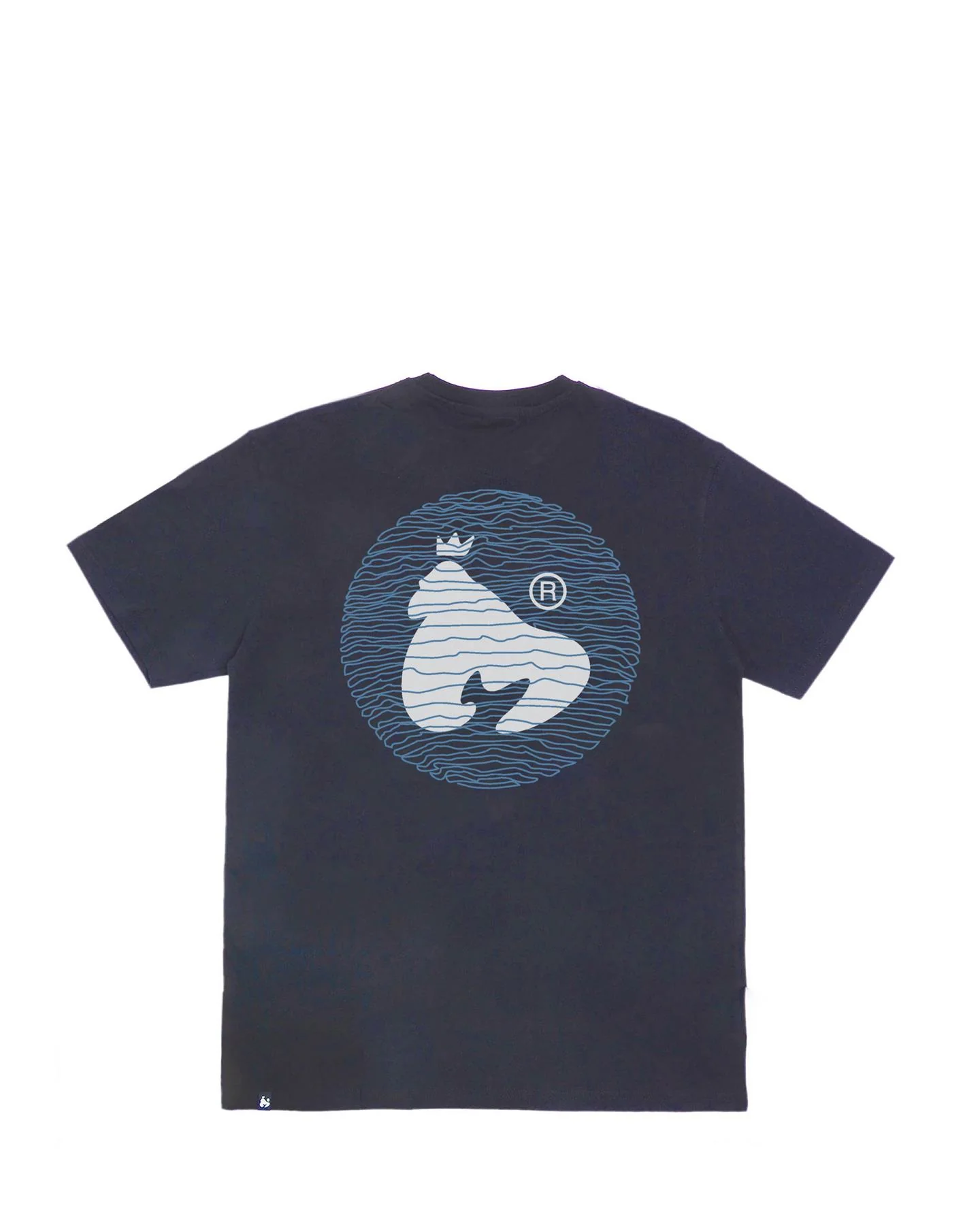 Wavy Ape Tee Navy - Image 2